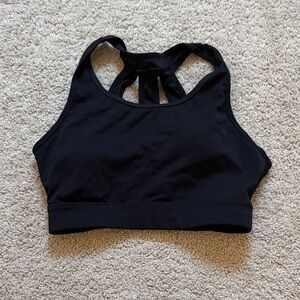 NVGTN Black Sports Bra